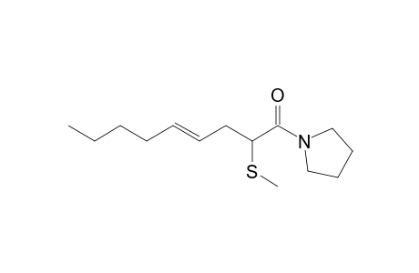 1-[(2-Methylthio)-4-nonenoyl]pyrrolidine
