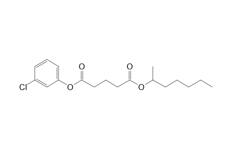 Glutaric acid, hept-2-yl 3-chlorophenyl ester