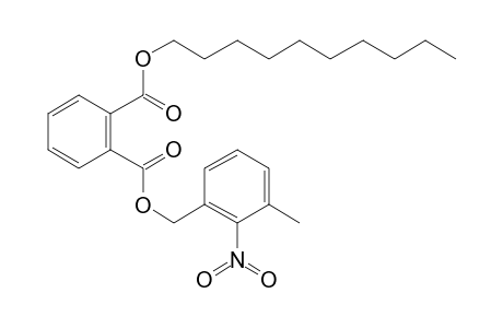 Phthalic acid, decyl 3-methyl-2-nitrobenzyl ester