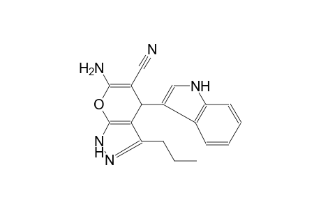 6-amino-4-(1H-indol-3-yl)-3-propyl-1,4-dihydropyrano[2,3-c]pyrazole-5-carbonitrile