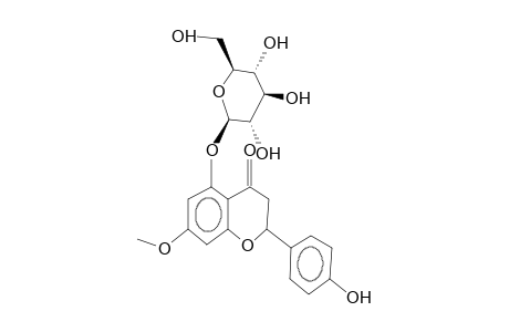 SAKURANETIN 5-GLUCOSIDE