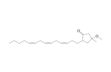 4-Methoxy-4-methyl-2-(tetradeca-3Z,6Z,9Z-trienyl)cyclopentanone