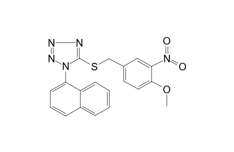 5-[(4-methoxy-3-nitrobenzyl)sulfanyl]-1-(1-naphthyl)-1H-tetraazole
