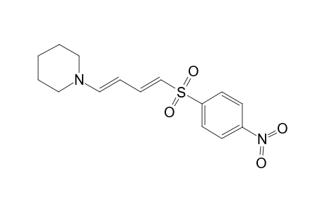 Piperidine, 1-[4-(4-nitrobenzenesulfonyl)buta-1,3-dienyl]-