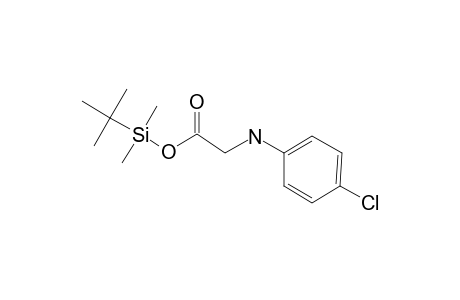 2-[(4-Chlorophenyl)amino]acetic acid, tert-butyldimethylsilyl ester