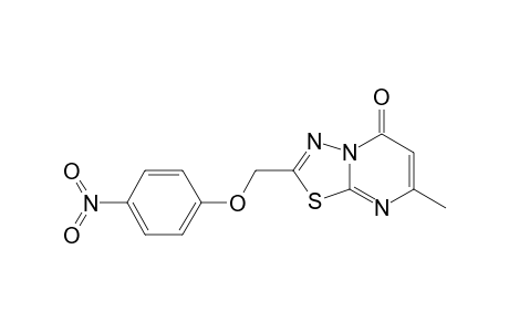 7-methyl-2-(4-nitrophenoxymethyl)-[1,3,4]thiadiazolo[3,2-a]pyrimidin-5-one