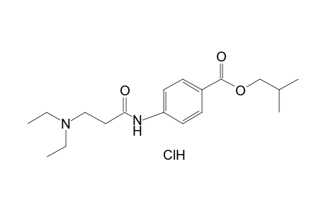 p-[3-(Diethylamino)propionamido]benzoic acid, isobutyl ester, hydrochloride