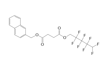 Succinic acid, 2,2,3,3,4,4,5,5-octafluoropentyl 2-naphthylmethyl ester