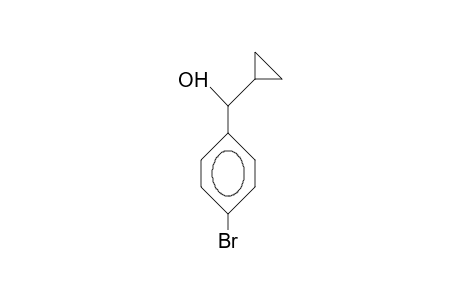 BENZYL ALCOHOL, P-BROMO-A-CYCLOPROPYL-,