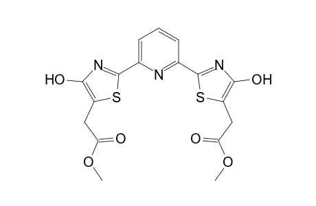 Dimethyl 2,2'-[2,2'-(Pyridine-2,6-diyl)bis(4-hydroxythiazole-5,2-diyl)]diacetate