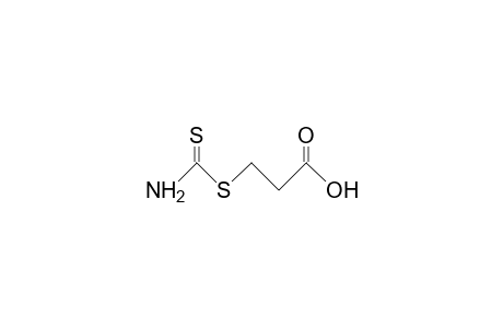 3-[(thiocarbamoyl)mercapto]propionic acid