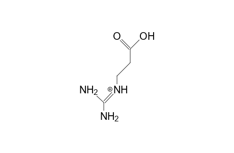 N-Amidino.beta.-alanine cation