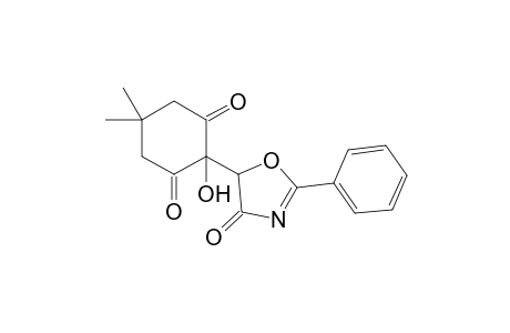 2-Hydroxy-2-(4-keto-2-phenyl-2-oxazolin-5-yl)-5,5-dimethyl-cyclohexane-1,3-quinone