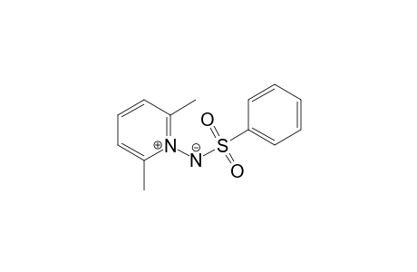 Pyridinium, 2,6-dimethyl-1-[(phenylsulfonyl)amino]-, hydroxide, inner salt