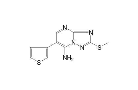 7-AMINO-2-(METHYLTHIO)-6-(3-THIENYL)-s-TRIAZOLO[1,5-a]PYRIMIDINE