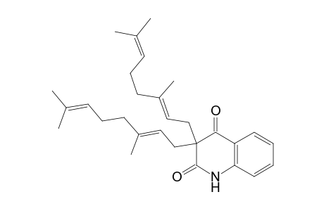 2,4(1H,3H)-Quinolinedione, 3,3-bis(3,7-dimethyl-2,6-octadienyl)-, (E,E)-