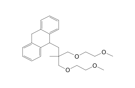 Anthracene, 9,10-dihydro-9-[2,2-bis(2-methoxyethoxymethyl)propyl]-