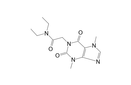 N,N-diethyl-3,7-dimethyl-2,6-dioxo-1,2,3,6-tetrahydropurine-1-acetamide
