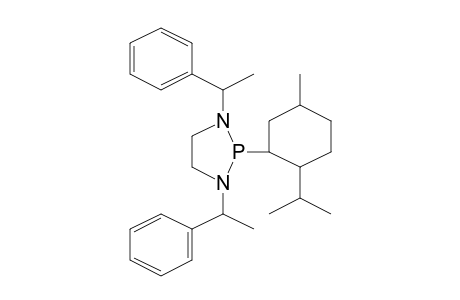 1,3,2-Diazaphospholidine, 2-menthyl-1,3-bis(1-phenylethyl)-