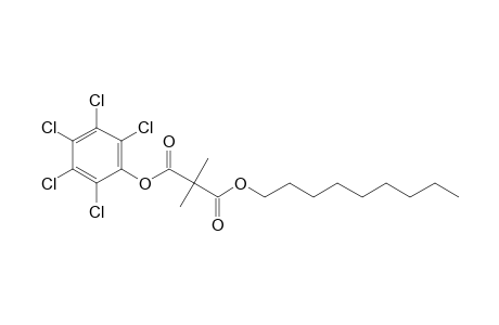 Dimethylmalonic acid, nonyl pentachlorophenyl ester