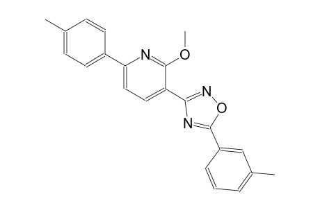 methyl 6-(4-methylphenyl)-3-[5-(3-methylphenyl)-1,2,4-oxadiazol-3-yl]-2-pyridinyl ether