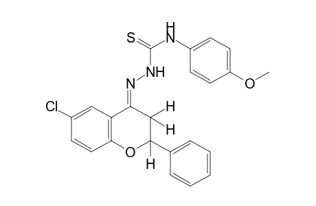 6-chloroflavanone, 4-(p-methoxyphenyl)-3-thiosemicarbazone