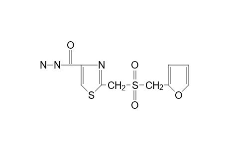 2-[(furfurylsulfonyl)methyl]-4-thiazolecarboxylic acid, hydrazide