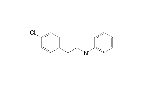 N-Phenyl-N-(2-(4-chlorophenyl)propyl)amine