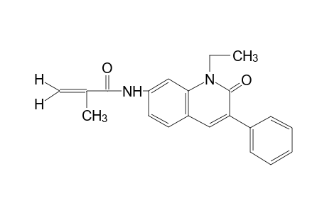 N-(1,2-dihydro-1-ethyl-2-oxo-3-phenyl-7-quinolyl)-2-methylacrylamide