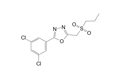 2-(3,5-dichlorophenyl)-5-[(propylsulfonyl)methyl]-1,3,4-oxadiazole