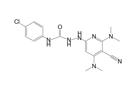 1-[4,6-bis(dimethylamino)-5-cyano-2-pyridyl]-4-(p-chlorophenyl)semicarbazide
