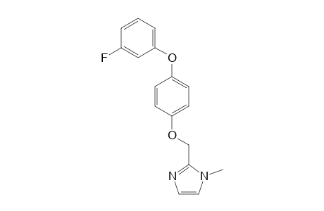 1H-Imidazole, 2-[[4-(3-fluorophenoxy)phenoxy]methyl]-1-methyl-