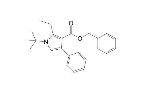 Benzyl 1-tert-butyl-2-ethyl-4-phenyl-1H-pyrrole-3-carboxylate