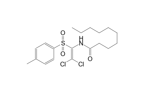 N-{2,2-dichloro-1-[(4-methylphenyl)sulfonyl]vinyl}decanamide