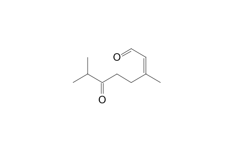 (Z)-3,7-DIMETHYL-6-OXO-2-OCTENAL