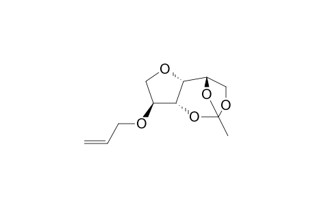 2-O-ALLYL-1,4-ANHYDRO-3,5,6-TRI-O-ORTHO-ACETYL-D-SORBITOL