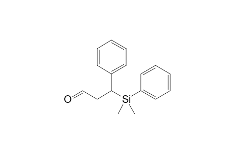 3-[dimethyl(phenyl)silyl]-3-phenyl-propanal