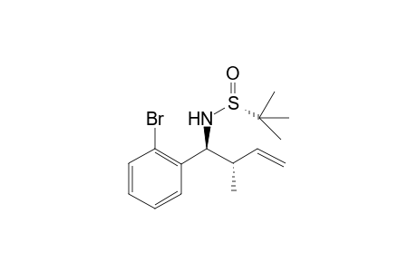 (1S,2S,RS)-N-tert-Butanesulfinyl-1-(2-bromophenyl)-2-methylbut-3-en-1-amine