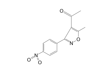 4-acetyl-5-methyl-3-(p-nitrophenyl)isoxazole