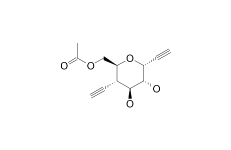 acetic acid [(2S,3S,4S,5R,6R)-3,6-diethynyl-4,5-dihydroxy-tetrahydropyran-2-yl]methyl ester