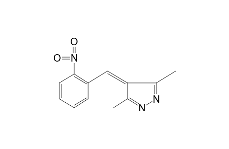 3,5-DIMETHYL-4-(o-NITROBENZYLIDENE)-4H-PYRAZOLE