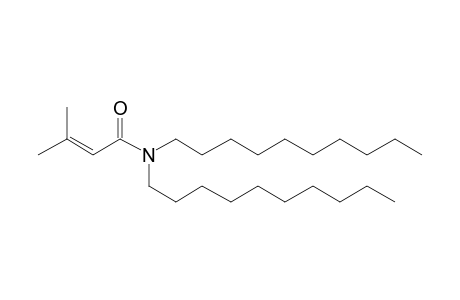 but-2-Enamide, N-N-didecyl-3-methyl-