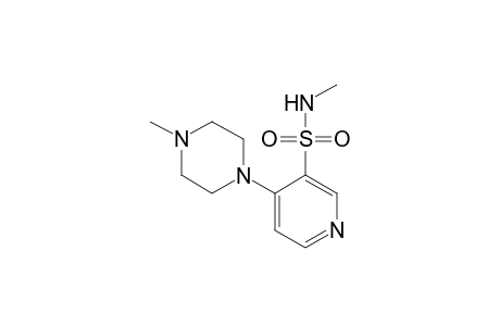 N-methyl-4-(4-methyl-1-piperazinyl)-3-pyridinesulfonamide