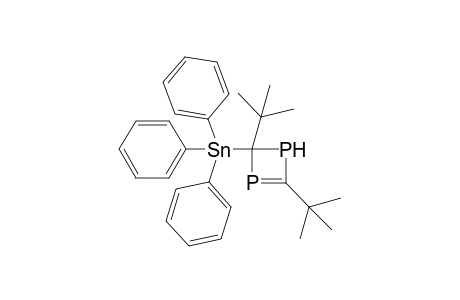 2,4-Di-tert-butyl-2-triphenylstannyl-1,2-dihydro-1(lambda-3),3(lambda-3)-diphosphete