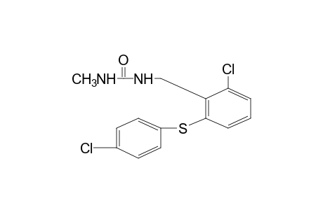 1-{2-chloro-6-[(p-chlorophenyl)thio]benzyl}-3-methylurea