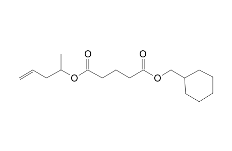 Glutaric acid, cyclohexylmethyl pent-4-en-2-yl ester