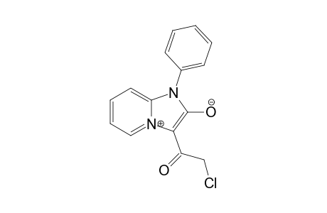 Imidazo[1,2-a]pyridinium, 3-(chloroacetyl)-2,3-dihydro-2-oxo-1-phenyl-, hydroxide, inner salt