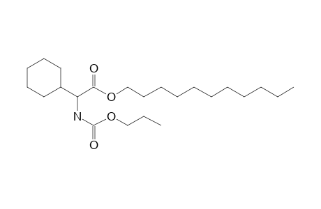 Glycine, 2-cyclohexyl-N-propoxycarbonyl-, undecyl ester