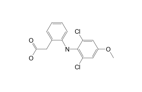 2-[2-(2,6-Dichloro-4-methoxy-anilino)phenyl]acetic acid