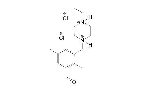 piperazinediium, 1-ethyl-4-[(3-formyl-2,5-dimethylphenyl)methyl]-, dichloride